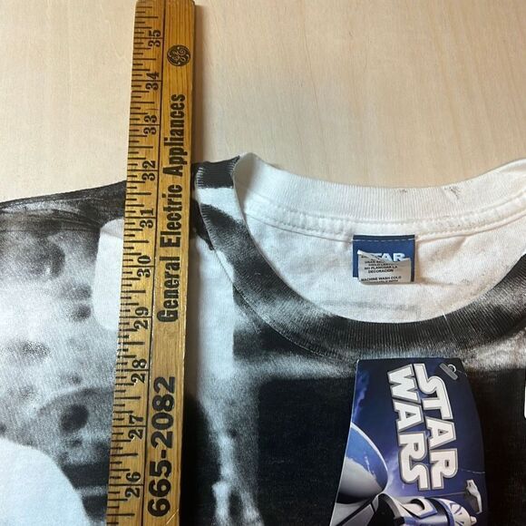 RARE Vintage Y2K Star Wars AOP Stormtroopers Shirt XXL NWT - Picture 2 of 5